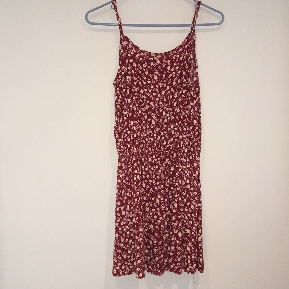 Red and white sundress